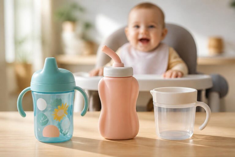 découvrez comment choisir le meilleur compagnon d'apprentissage pour bébé : tasses à bec, gourdes ou verres d'apprentissage, pour accompagner ses premiers pas vers l'autonomie.
