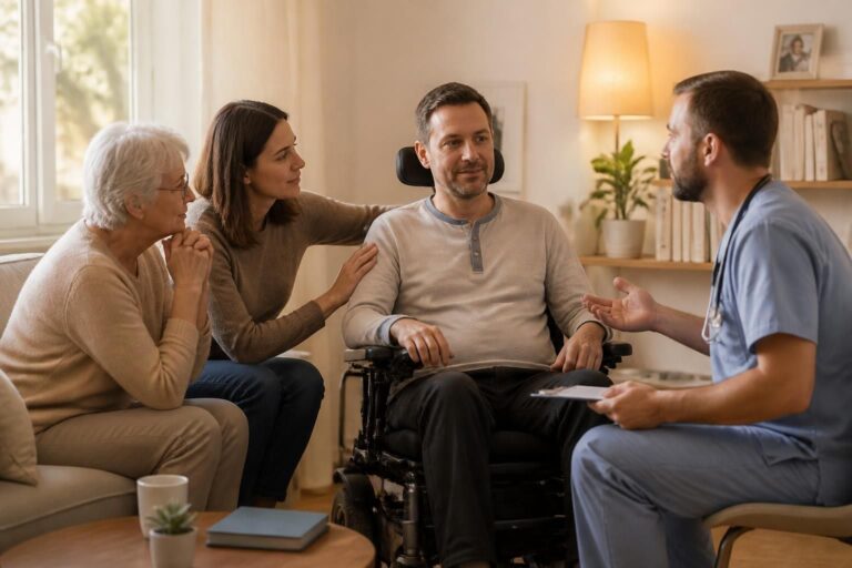 découvrez comment accompagner efficacement les patients atteints de la maladie de charcot dans un parcours de vie marqué par un handicap évolutif, avec des conseils pratiques et un soutien adapté.